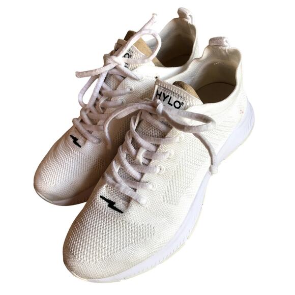 Hylo Off-White Sustainable Mesh Running Shoes size W9, M7.5 Unisex - Picture 1 of 13